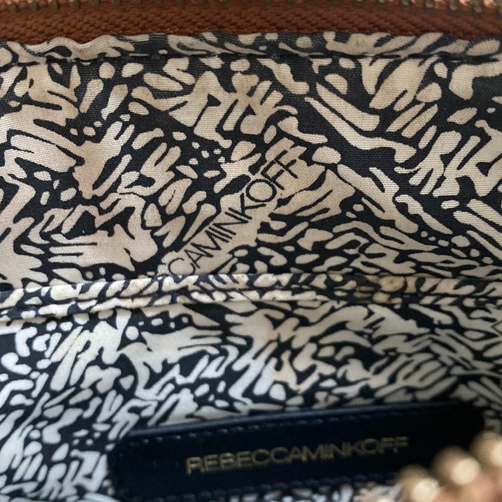 Rebecca Minkoff Tan Leather Crossbody Bag with Gold Hardware - Picture 6 of 6